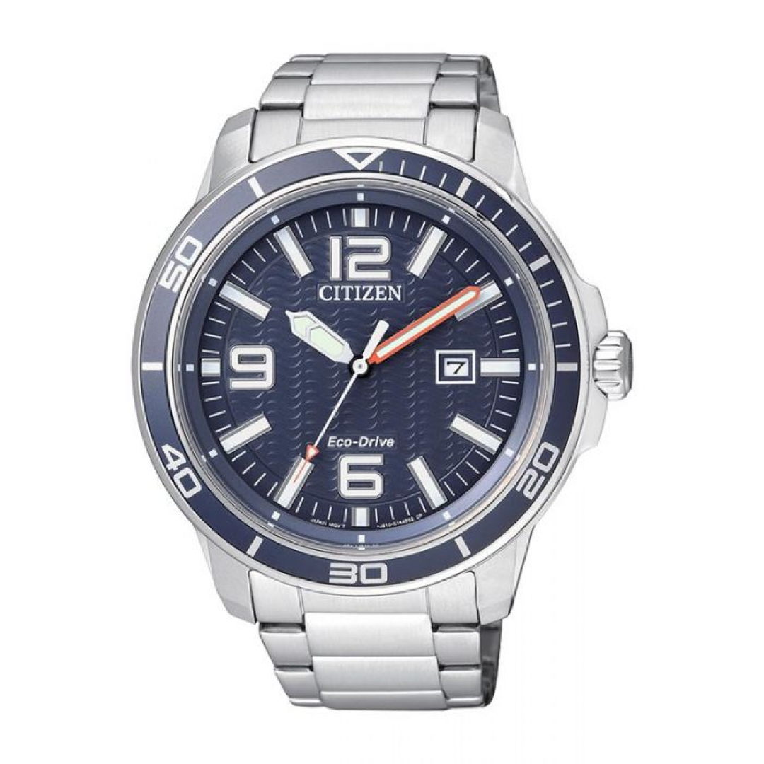 RELOGIO CITIZEN ECO-DRIVE SPORT MARINE AÇO AW1520-51L RELOGIO CITIZEN ECO-DRIVE SPORT MARINE AÇO AW1520-51L