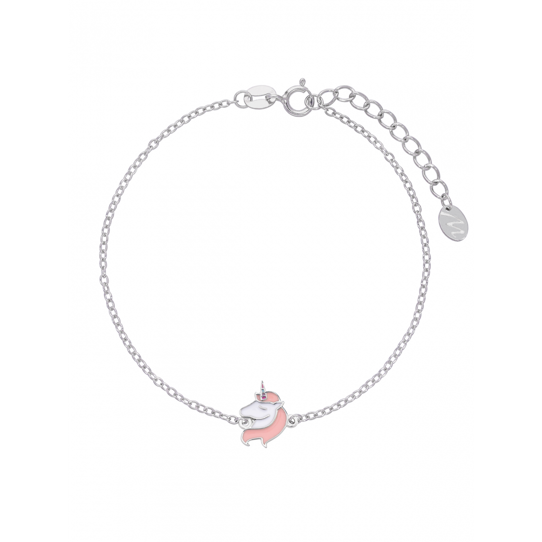 PULSEIRA MAREA PRATA GIRLS UNICORNIO PULSEIRA MAREA PRATA GIRLS UNICORNIO