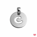 MEDALHA PASSION PRATA LETRA M