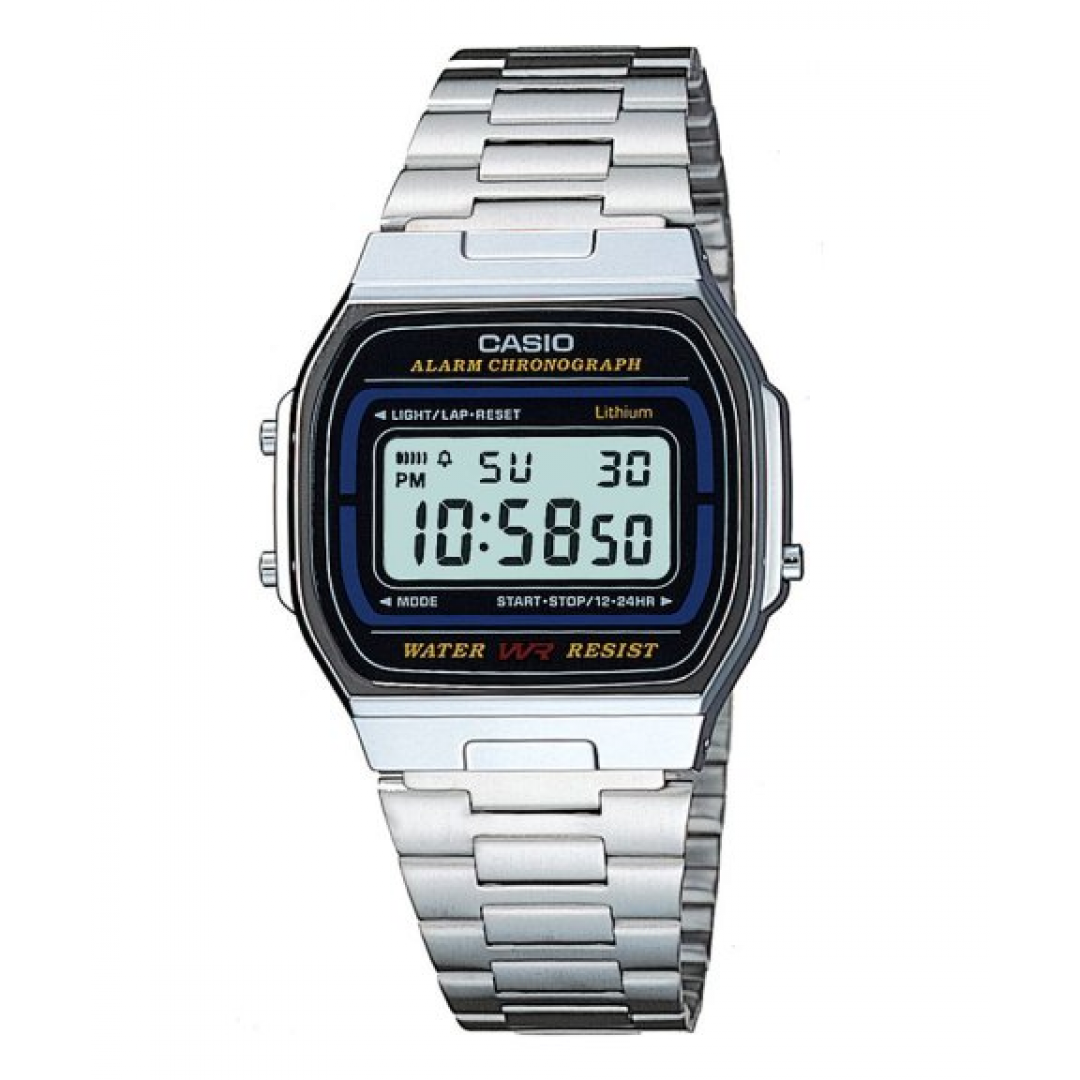 RELOGIO CASIO VINTAGE ICONIC A164WA-1VES RELOGIO CASIO VINTAGE ICONIC A164WA-1VES