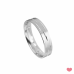 ALIANÇA PRATA 4.5 CONFORT FIT LAPIDADA