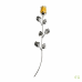 BIBELOT ROSA AMARELO CLARO 30CM BIBELOT ROSA AMARELO CLARO 30CM