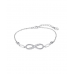 PULSEIRA LOTUS PRATA INFINITO COM PEDRAS
