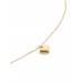 COLAR ONE NECKMESS HEART GOLD