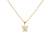 COLAR ONE BUTTERFLY CRYSTAL GOLD
