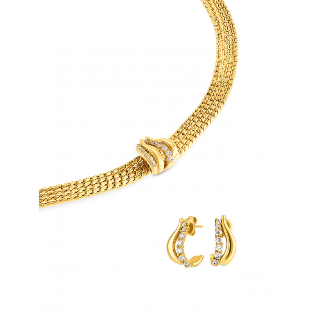SET COLAR & BRINCOS ONE STELLA GOLD SET COLAR & BRINCOS ONE STELLA GOLD