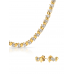 SET COLAR & BRINCOS ONE STAR DROP GOLD