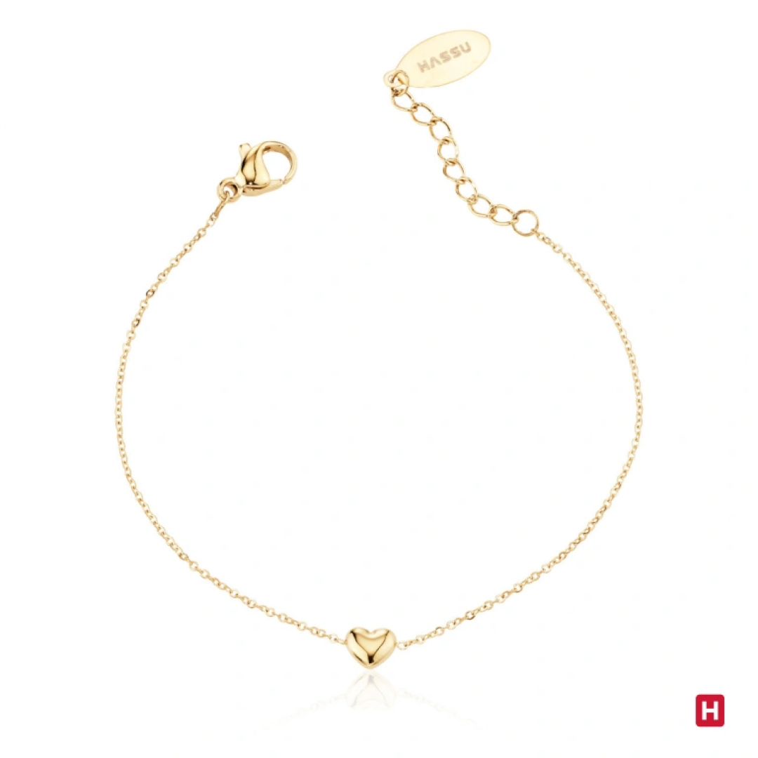 PULSEIRA HASSU CORAÇÃO GOLD PULSEIRA HASSU CORAÇÃO GOLD