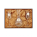 CONJUNTO 50 ANOS COPOS + DECANTER
