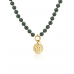 Colar One Neckmess Carmela Deep Green Colar One Neckmess Carmela Deep Green