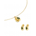 SET COLAR E BRINCOS ONE BIRTHSTONE MAIO