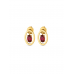 SET COLAR E BRINCOS ONE BIRTHSTONE JULHO