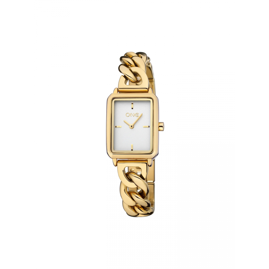 Relógio One Mini Dare Gold White Dial Relógio One Mini Dare Gold White Dial