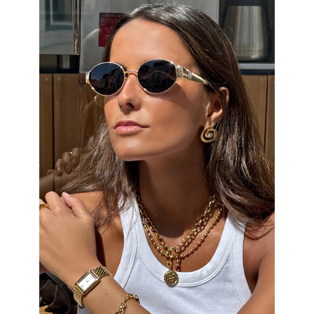 Óculos de Sol One Vibe Gold Óculos de Sol One Vibe Gold