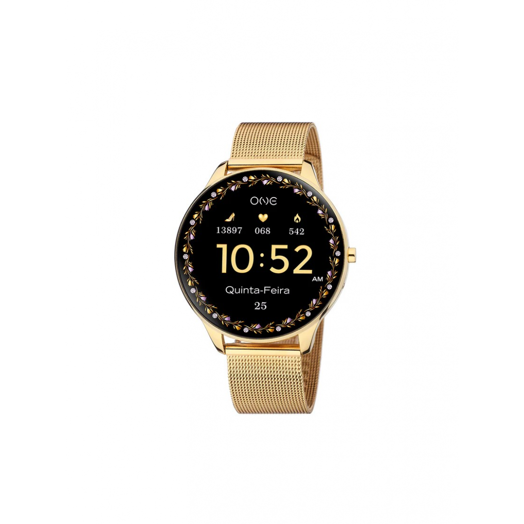 Smartwatch One Slim Gold Mesh Smartwatch One Slim Gold Mesh