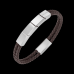 Pulseira Parallel castanha Police