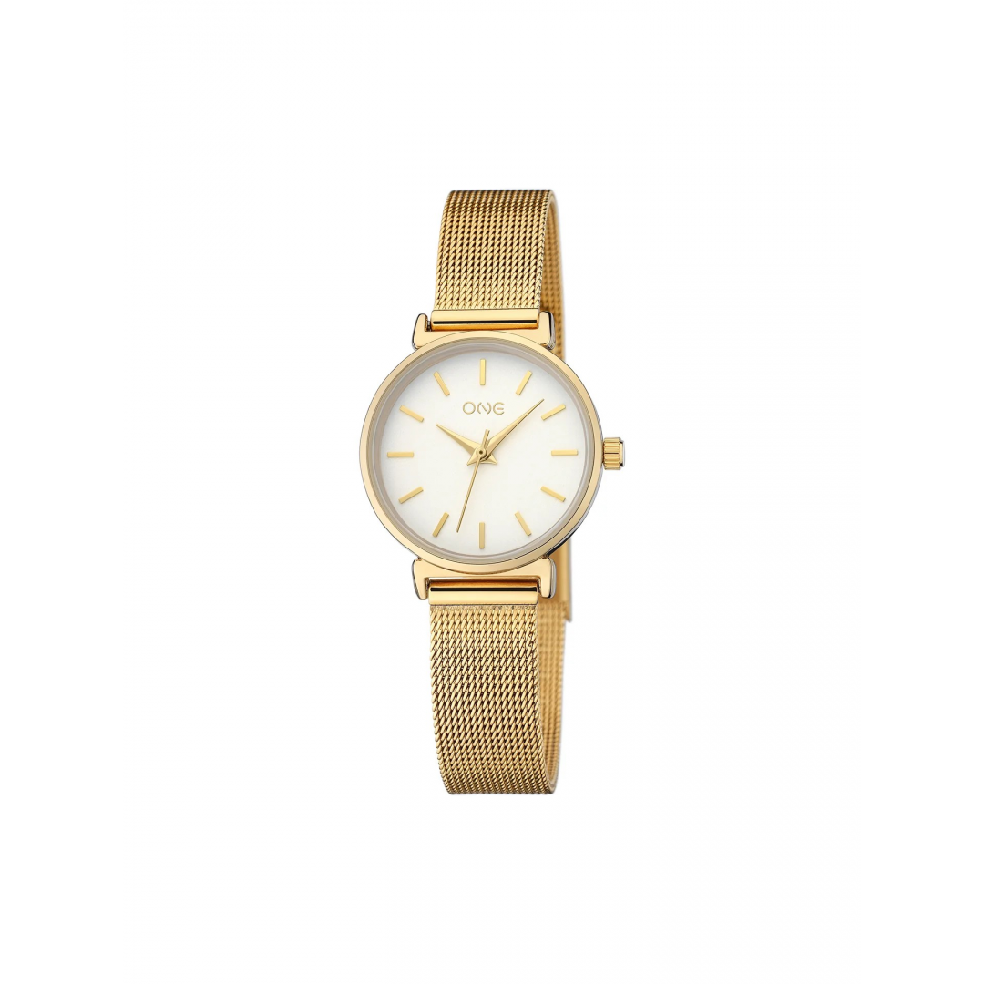 RELOGIO ONE SENHORA DAILY ROUND GOLD RELOGIO ONE SENHORA DAILY ROUND GOLD