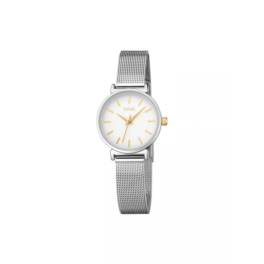 RELOGIO ONE SENHORA DAILY ROUND BICOLOR RELOGIO ONE SENHORA DAILY ROUND BICOLOR
