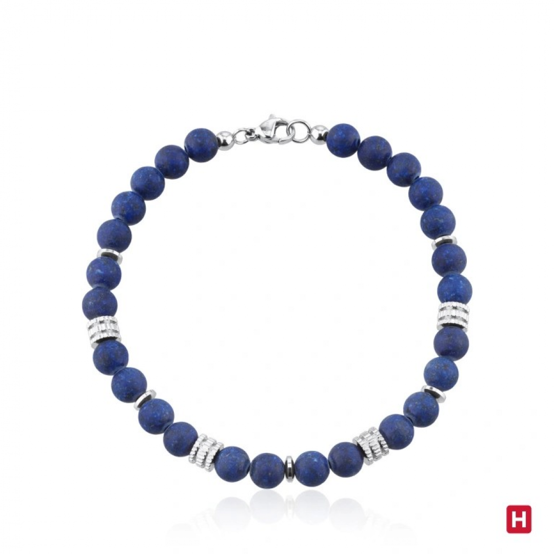 PULSEIRA HASSU PEDRAS AZUL MARINHO PULSEIRA HASSU PEDRAS AZUL MARINHO