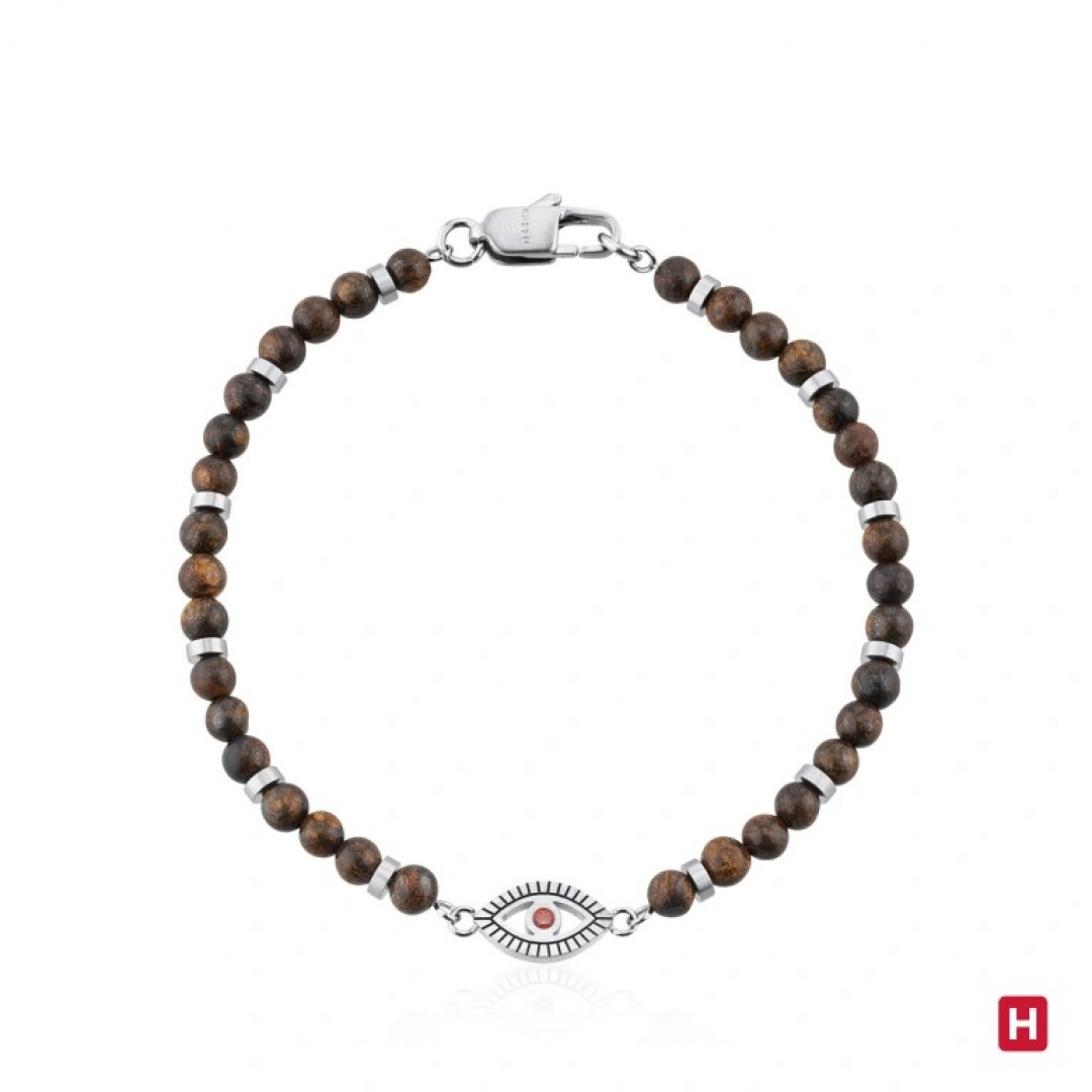 PULSEIRA HASSU C/PEDRAS E OLHO TURCO PULSEIRA HASSU C/PEDRAS E OLHO TURCO