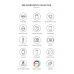 BOX ONE SMARTWATCH DAZZLE ROUND BICOLOR LINKS BOX ONE SMARTWATCH DAZZLE ROUND BICOLOR LINKS