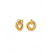 BRINCOS ONE BELLURE GOLD BRINCOS ONE BELLURE GOLD