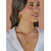 BRINCOS ONE BELLURE GOLD BRINCOS ONE BELLURE GOLD