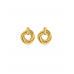 BRINCOS ONE BELLURE GOLD BRINCOS ONE BELLURE GOLD