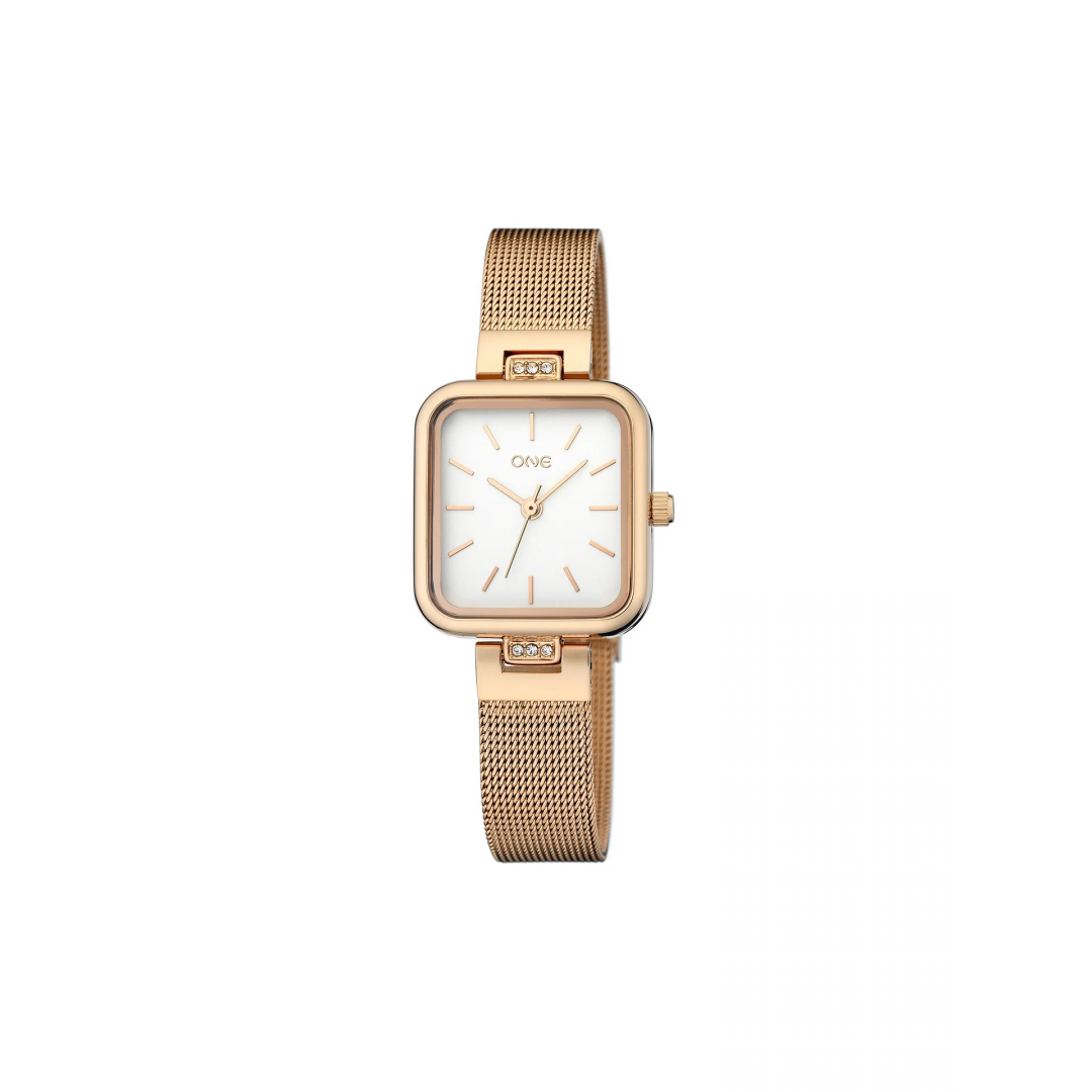 RELÓGIO ONE EDGE ROSE GOLD MESH RELÓGIO ONE EDGE ROSE GOLD MESH