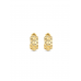 BRINCOS ONE SENHORA CHESS HOOP CRYSTAL GOLD BRINCOS ONE SENHORA CHESS HOOP CRYSTAL GOLD