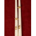 BRINCOS ONE SENHORA SERENE CRYSTAL GOLD